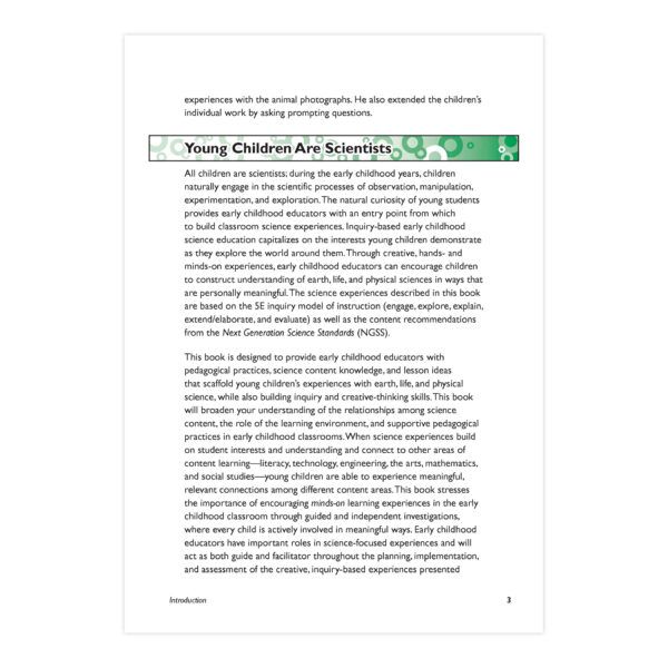 Creative Investigations in Early Science