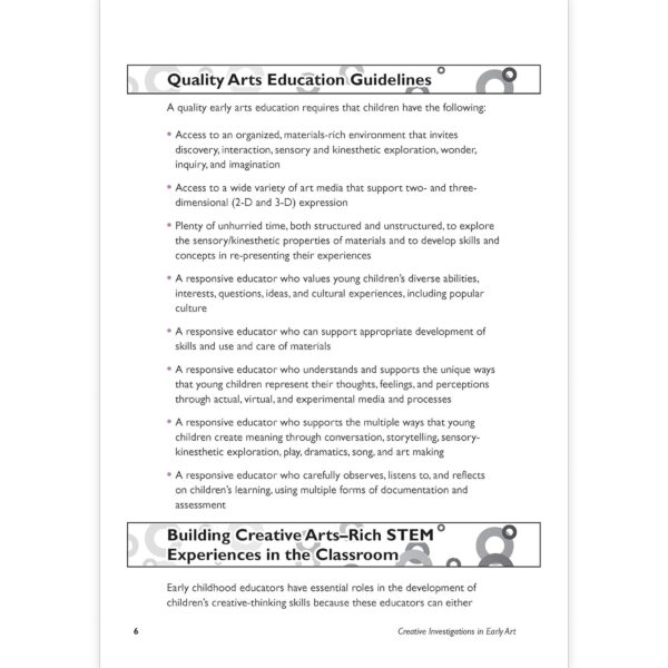 Creative Investigations in Early Art