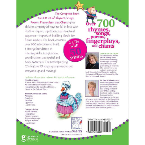 The Complete Book and CD Pack of Rhymes, Songs, Poems, Fingerplays, and ...