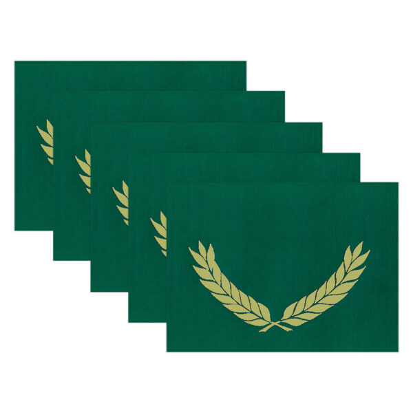 ERSH-VA341_1.jpg Gold Foil Stamped Green Certificate Folders, 10" x 13", Pack of 30
