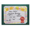 ERSH-VA341_2.jpg Gold Foil Stamped Green Certificate Folders, 10" x 13", Pack of 30