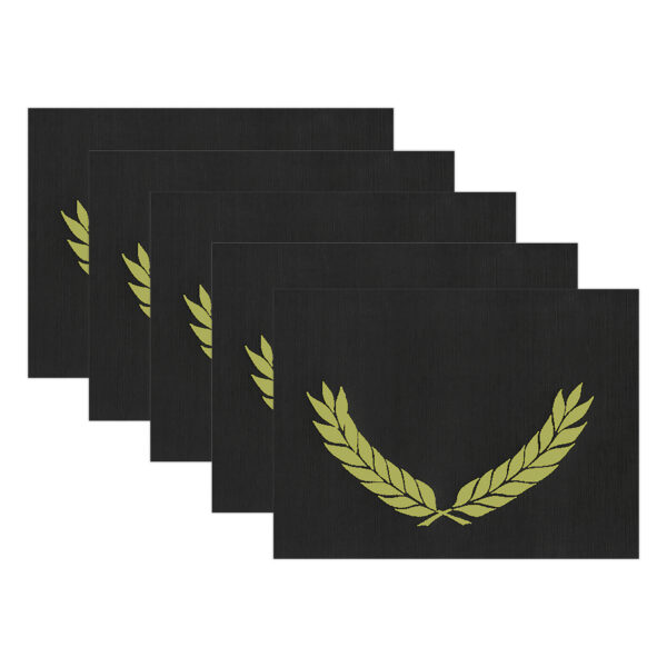 Gold Foil Stamped Black Certificate Folders, 10" x 13", Pack of 30