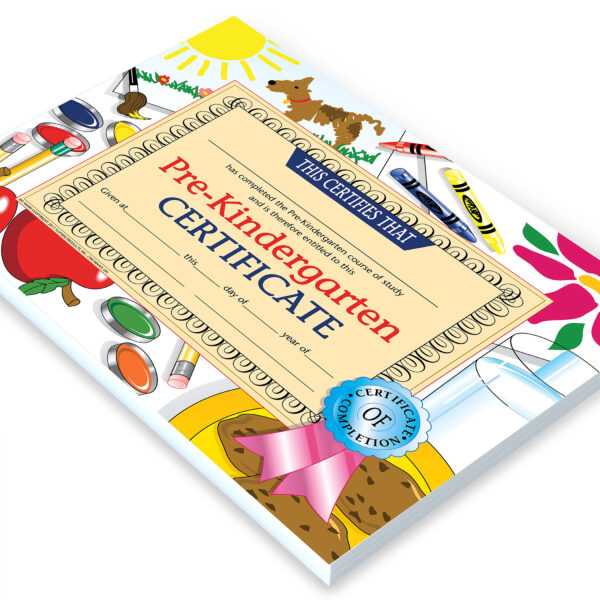 Pre-Kindergarten Certificate, 8.5" x 11", 30 Per Pack, 3 Packs