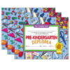 ERSH-VA500-3.jpg Pre-Kindergarten Diploma, 8.5" x 11", 30 Per Pack, 3 Packs