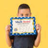 Merit Award Certificate, 8.5" x 11", 30 Per Pack, 3 Packs