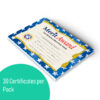Merit Award Certificate, 8.5" x 11", 30 Per Pack, 3 Packs