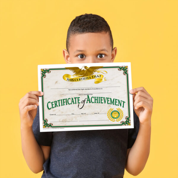 Certificate of Achievement, 30 Per Pack, 3 Packs
