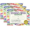 Student of the Week Certificate, 8.5" x 11", 30 Per Pack, 3 Packs