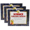 ERSH-VA571-3.jpg Science Achievement Certificate, 30 Per Pack, 3 Packs