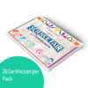 Science Fair Participation Award, 8.5" x 11", 30 Per Pack, 3 Packs