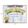 Social Studies Achievement Certificate, 30 Per Pack, 3 Packs