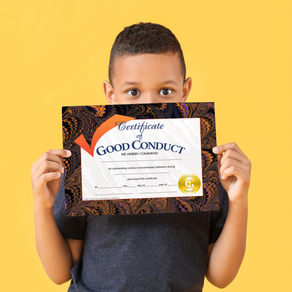 Certificate of Good Conduct, 8.5" x 11", 30 Per Pack, 3 Packs