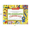 Pre-Kindergarten Certificate, 8.5" x 11", 30 Per Pack, 3 Packs