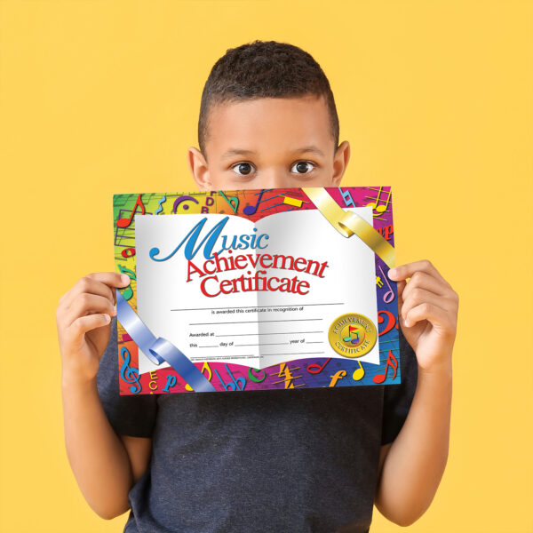 Music Achievement Certificate, 30 Per Pack, 3 Packs