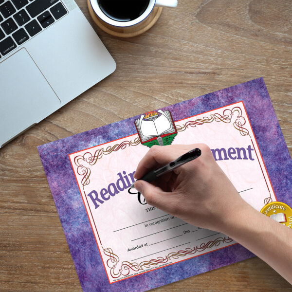 Reading Achievement Certificate, 30 Per Pack, 3 Packs