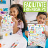 yellow all about me posters kindergarten teacher supplies for cl Colorful Star Student Read All About Me Posters, Set of 20