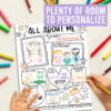 rustic read all about me poster set 1 Star Student Read All About Me Posters, Set of 20