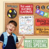 elegant student of the week poster 1 Star Student Read All About Me Posters, Set of 20