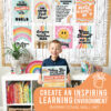 groovy classroom decor color posters for classroom inspirational Retro Growth Mindset Classroom Decor Posters, Set of 9