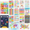 ERSHDDX004ACAK4L.jpg Colorful Preschool Educational Laminated Posters For Toddlers, Set of 16