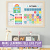 Rainbow Circle Time Bulletin Board Calendar for Classroom