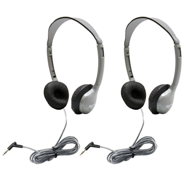 SchoolMate Personal Stereo Headphone with Leatherette Cushions, Pack of 2