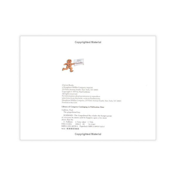Gingerbread Boy Big Book