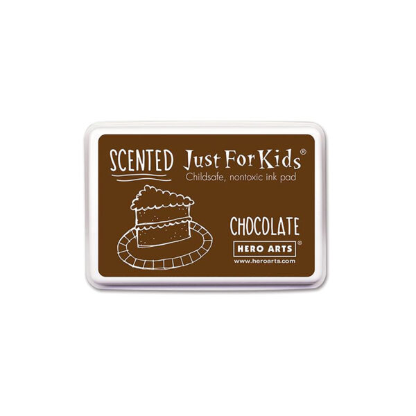 Just for Kids Scented Ink Pad Chocolate-Brown, Pack of 6