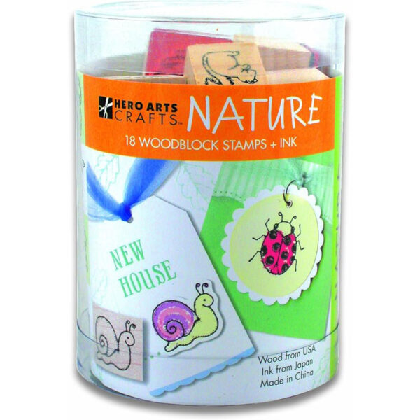 Ink 'n' Stamp Nature Stamps, Set of 18