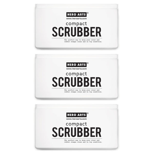 Compact Scrubber Pad, Pack of 3