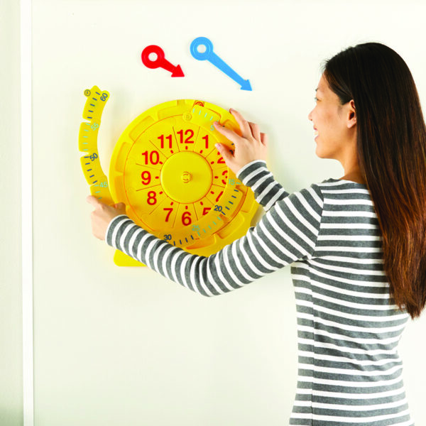 NumberLine Clock, Magnetic Demonstration Clock