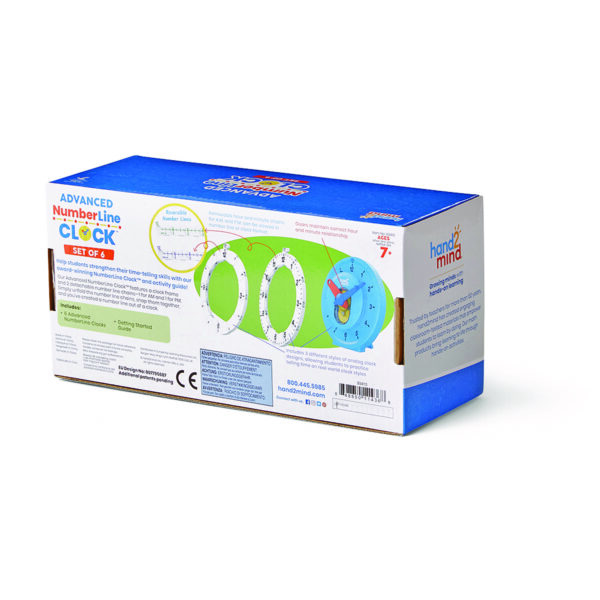 NumberLine Clock: Deluxe Set of 6