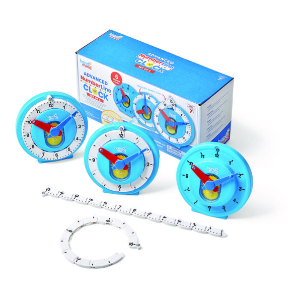 NumberLine Clock: Deluxe Set of 6