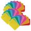 ERSHYG15730-3.jpg Self-Adhesive Library Pockets, 3.5" x 4.875", 10 Colors, 30 Per Pack, 3 Packs