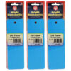 Mighty Bright Bookmarks, 100 Assorted Colors Per Pack, 3 Packs