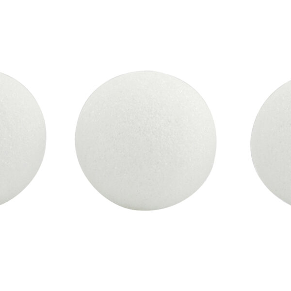 Craft Foam Balls, 3 Inch, White, 12 Per Pack, 2 Packs