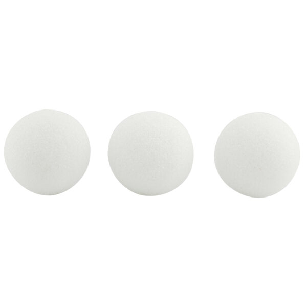 Craft Foam Balls, 3 Inch, White, Pack of 12