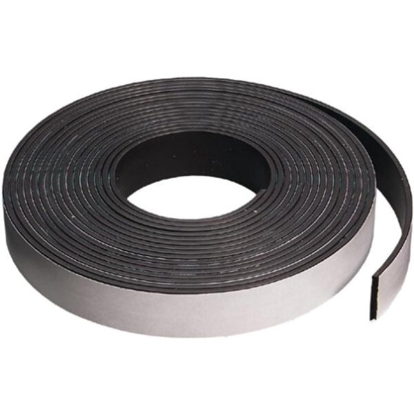 Magnetic Strips, 0.5" x 300" Per Roll, 3 Rolls