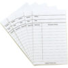 Library Cards, White, Pack of 500