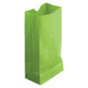 Gusseted Paper Bags, #6 (6" x 3.5" x 11"), Lime Green, Pack of 50