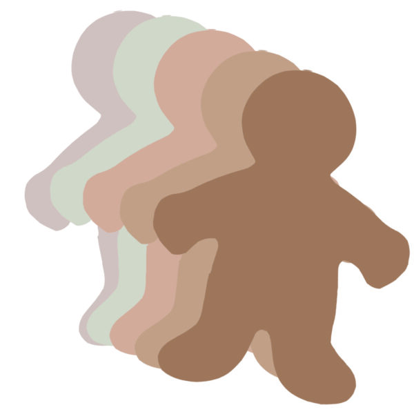 Rainbow Brights Family Cut-Outs, 6" Big Kid, 24 Per Pack, 6 Packs