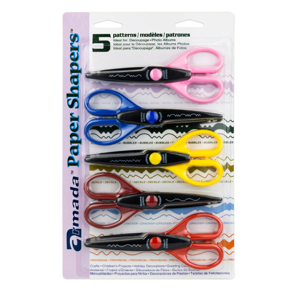 Paper Shapers Decorative Scissors Set 2, 5 Per Set, 2 Sets