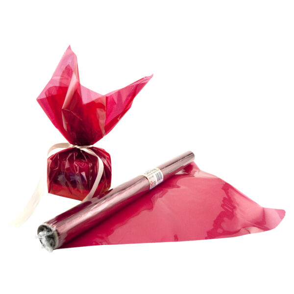 Cello-Wrap Roll, Red, 20" x 12.5', 6 Rolls