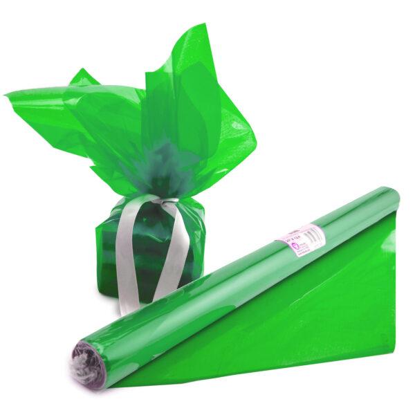 Cello-Wrap Roll, Green, 20" x 12.5', 6 Rolls
