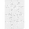 Compoz-A-Puzzle, 5 1-2" x 8" Rectangle, 12-Piece, Pack of 24