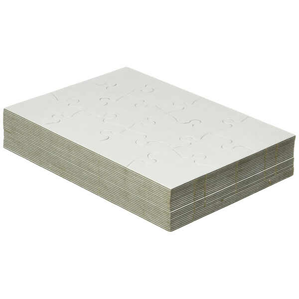 Compoz-A-Puzzle, 5 1-2" x 8" Rectangle, 12-Piece, Pack of 24