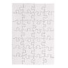 Compoz-A-Puzzle, 5 1-2" x 8" Rectangle, 28-Piece, Pack of 24