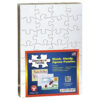 Compoz-A-Puzzle, 5 1-2" x 8" Rectangle, 28-Piece, Pack of 24
