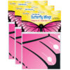 Butterfly Wings in Packaging - 1 Dress-Up Morpho Butterfly Wings, Pink, Pack of 3