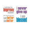 Say it! Think it! Live it! Incentive Stickers, Pack of 160